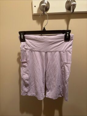 Aeropostale Light Lavender Bike Shorts with Side Pockets